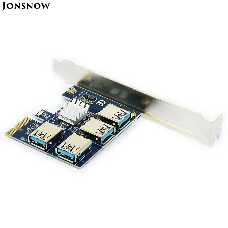 PCIE к 4 Riser Card внешняя внутренняя 1 2 PCI Express E 1X Слоты адаптер порт мультипликатор|pcie