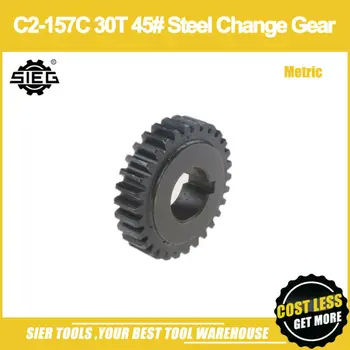 

Free Shipping!/C2-157C 30T 45# Steel Change Gear/SIEG C2/C3 M1 30T Change Gear/Metric Type