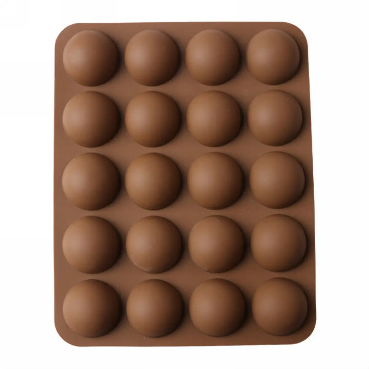 JX-LCLYL Silicone 20-Half Ball Chocolate Mould Fondant Cake Candy Decor Baking Tools