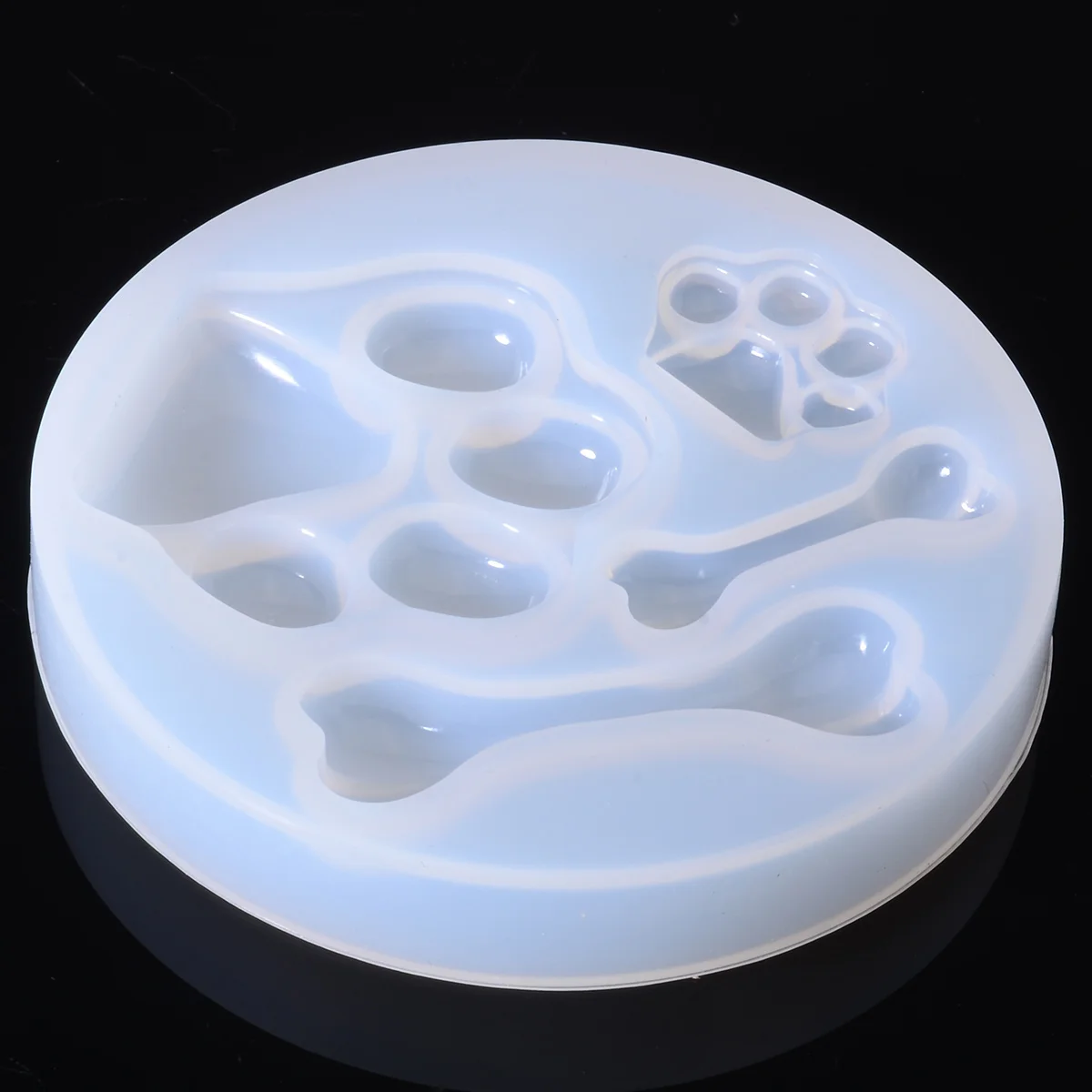 1pc 75*12mm Silicone Mold Craft Resin Paw Bones Mold DIY Lovely Jewelry Pendant Mould Home Supplies