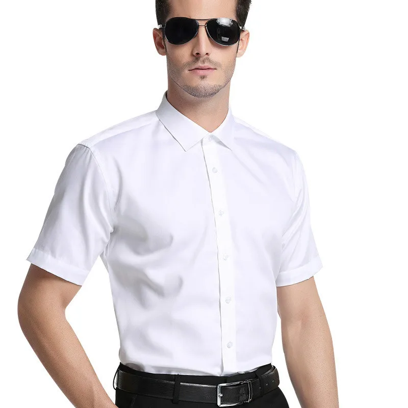 2017 Summer superior quality Anti wrinkle Short Sleeve Mens Dress Shirt ...