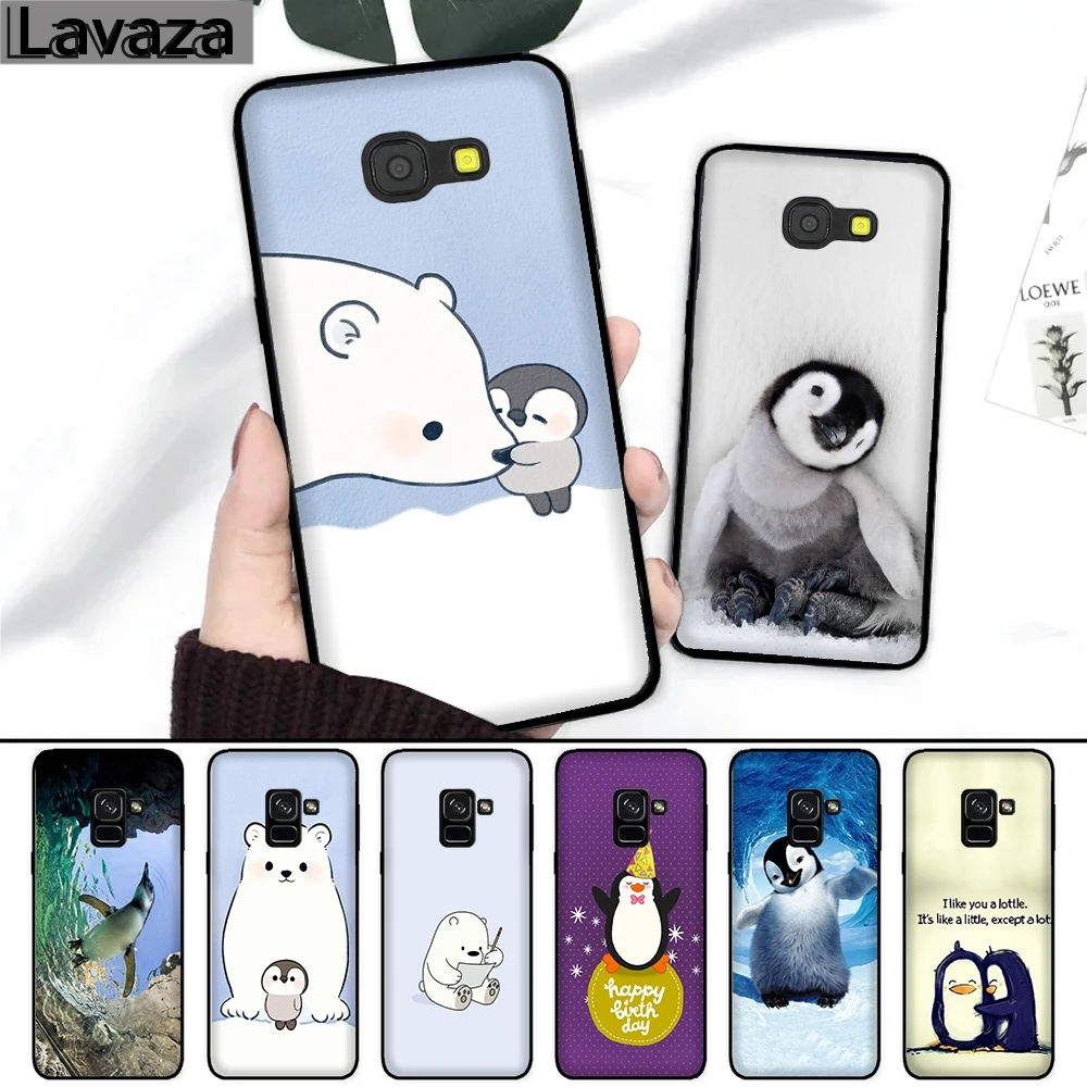 Lavaza Прекрасный Пингвин полярный медведь силиконовый чехол для Samsung A3 A5 2016 2017 A6