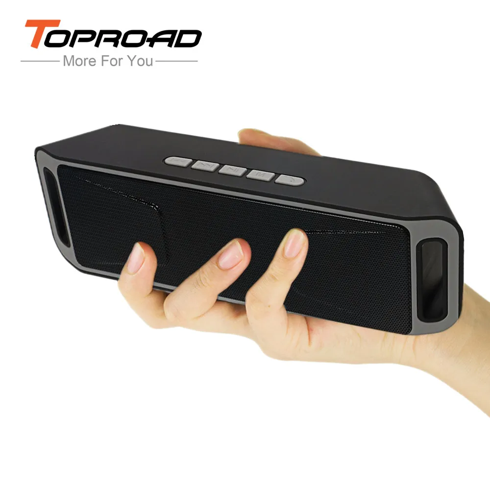 Toproad sc208 Bluetooth Динамик Беспроводной стерео Altavoz звучания плеера Колонки Поддержка