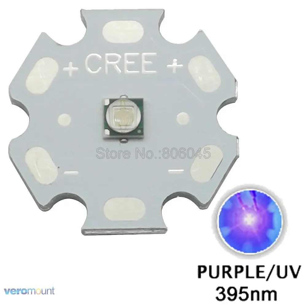 5 шт. Epi led s 3535 3 Вт УФ/ультрафиолетовый 395 нм светодиодный Мощный излучатель бусин с