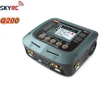 SKYRC Q200 1 до 4 Интеллектуальное зарядное устройство/разрядник AC/DC для Lipo/LiHV/литий-железо/литий-ионный/NiMH/NiCD/свинцово-кислотный аккумулятор
