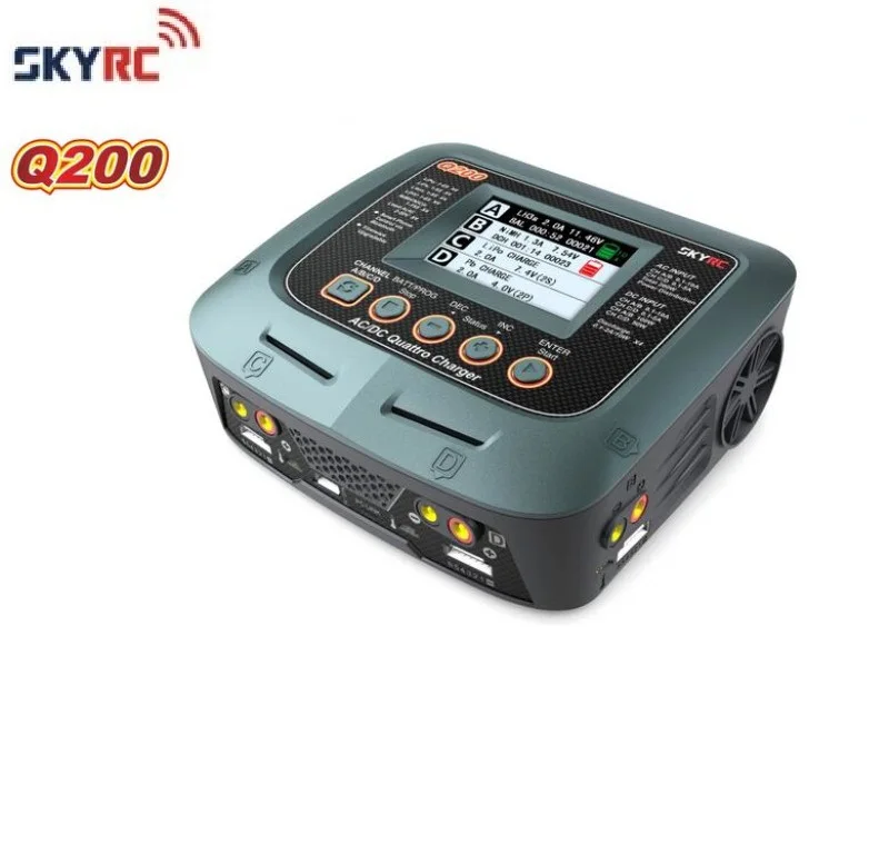 Интеллектуальное зарядное устройство SKYRC Q200 от 1 до 4, разрядник переменного тока/постоянного тока для Lipo/LiHV/литий железа/литий ионных/NiMH/NiCD/свинцово кислотных батарей|skyrc q200|skyrc chargerskyrc lipo charger | АлиЭкспресс
