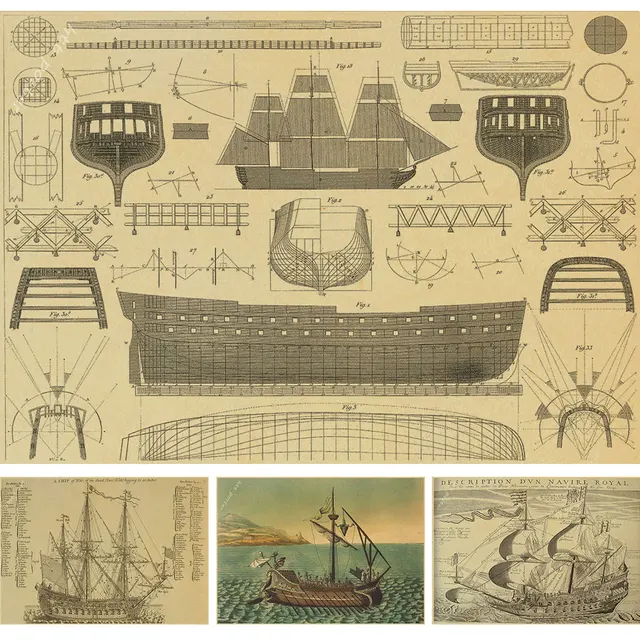 marítimo grandioso era antigo navio de guerra e os desenhos de