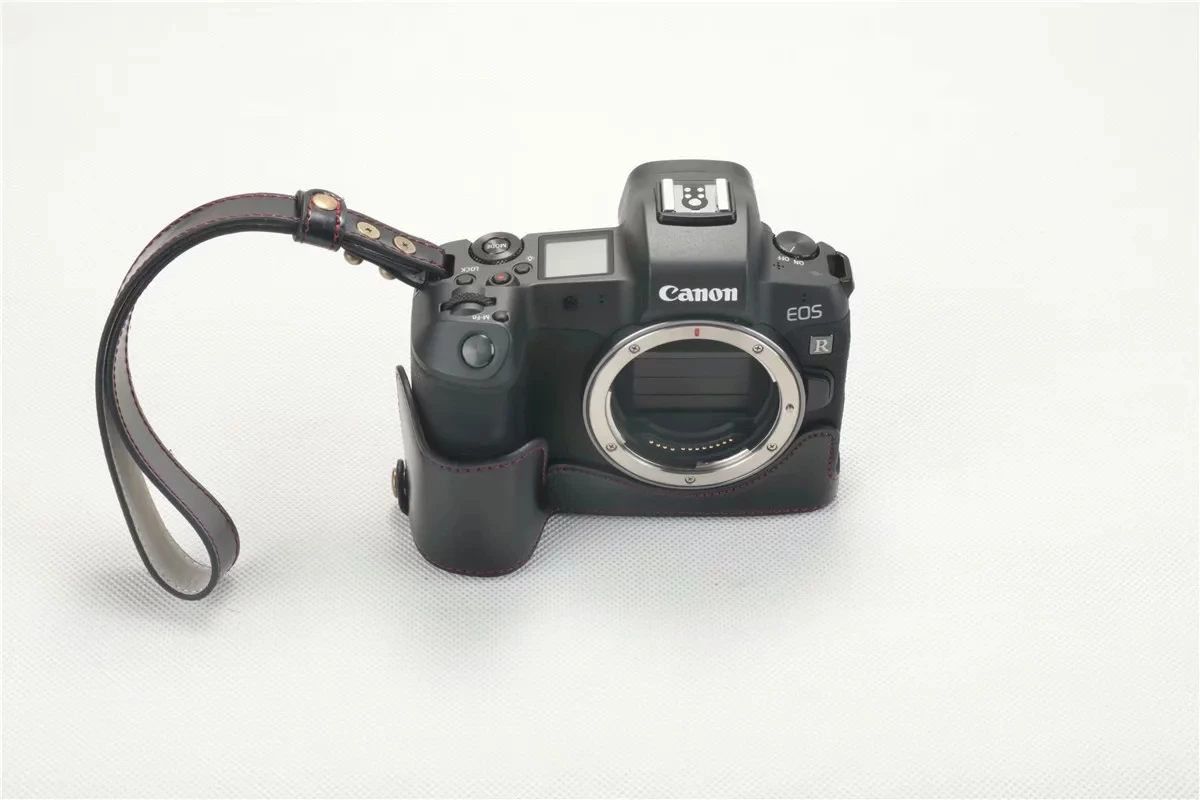 Новая сумка для камеры из искусственной кожи получехол Canon EOS R нижняя крышка с