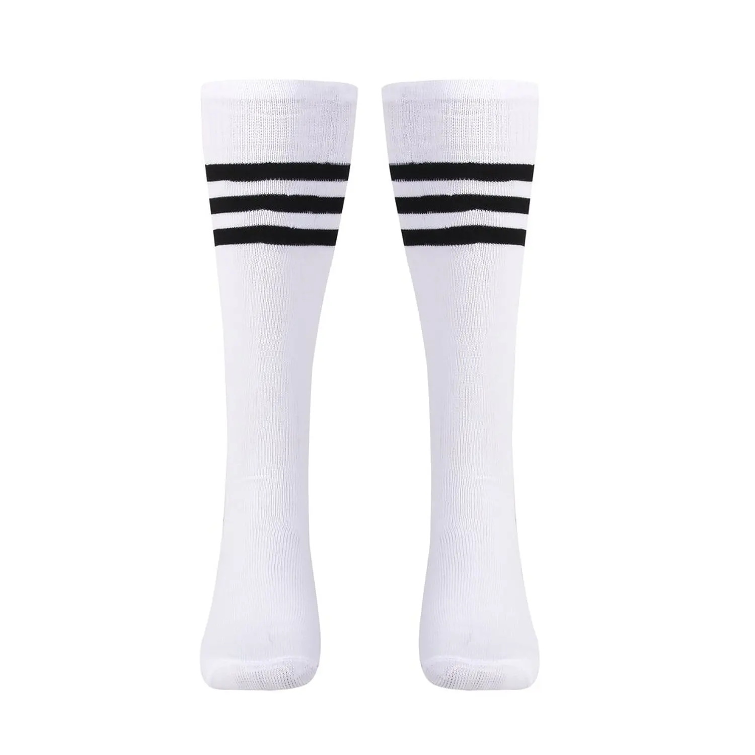 ELOS new 1 Pair Cotton Stripes Men Baseball font b Football b font Soccer Sport Knee