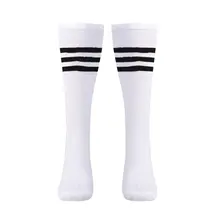 ELOS new 1 Pair Cotton Stripes Men Baseball font b Football b font Soccer Sport Knee