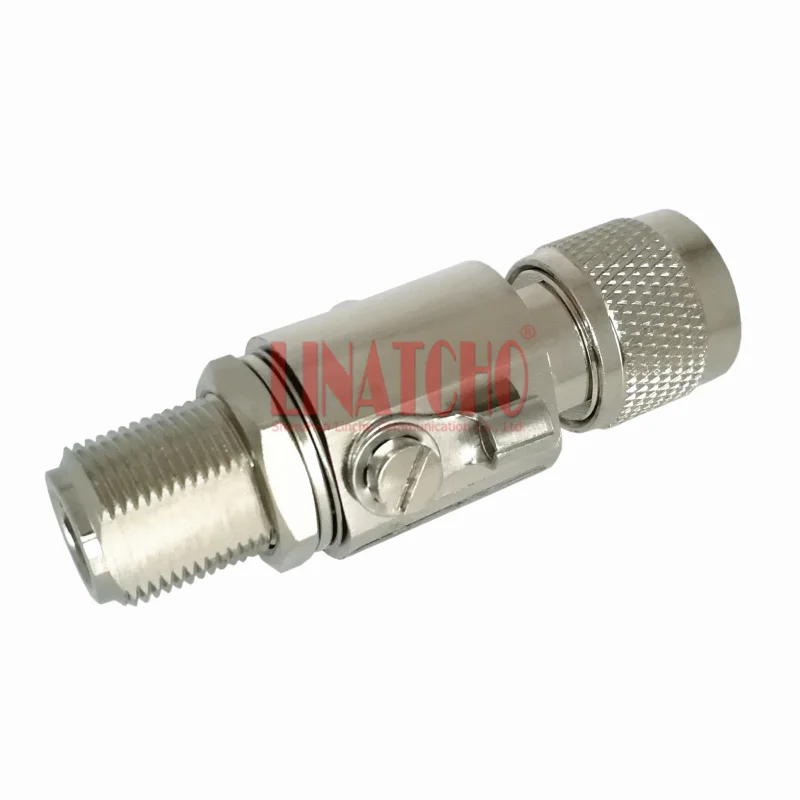 DC 3GHz 230V N female to N male coaxial marine antenna lightning surge protector 3