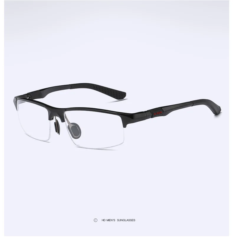 Aluminum Magnesium Sports Style Progressive Reading Glasses Commercial Affairs Glasses Brand Designer Men Multi-focus Reading NX