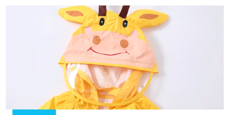 13.85-110CM waterproof raincoat for children kids baby rain coat poncho boys girls rainwear school students rain suit Rain Jumpsuit
