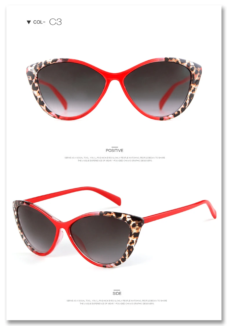 WHO CUTIE, черный леопард, кошачий глаз, солнцезащитные очки для женщин, фирменный дизайн, винтажные, крутые, 90 s, Cateye, оправа, Ретро стиль, солнцезащитные очки, оттенки, OM702