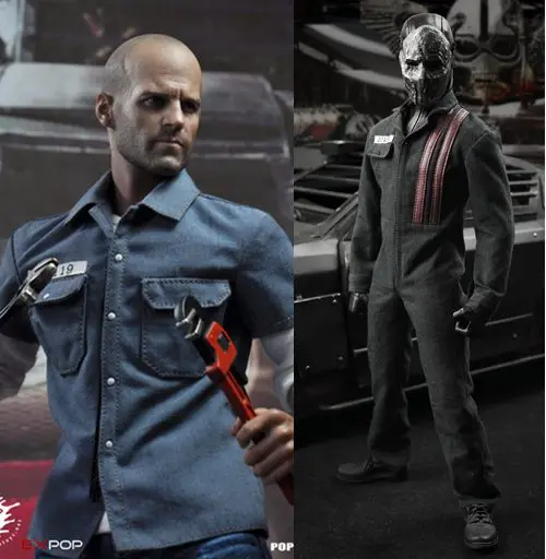

1:6 scale Super flexible male figure Death Race Frankenstein Jason Statham 12" action figure doll Collectible Model plastic toy