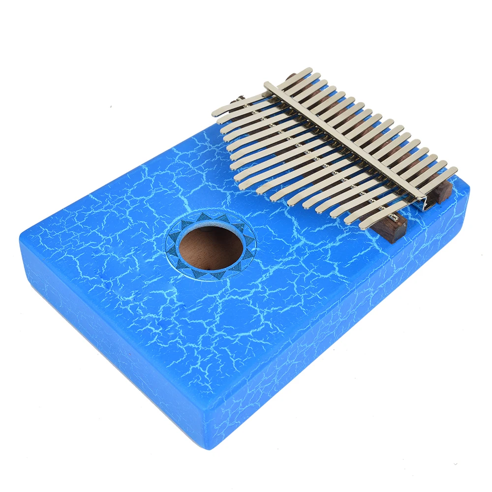 Potable Fashion 17 Key Okoume Kalimba Mbira Sanza Finger Thumb Piano Keyboard Marimba Wood Musical Instrument