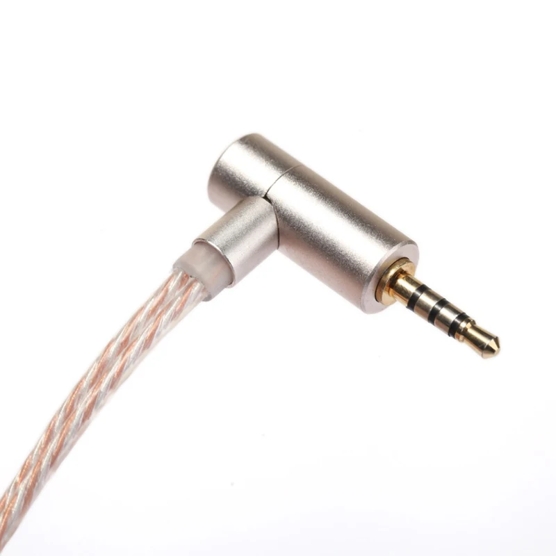 2 5 мм 4 секционный баланс mmcx кабель Для Shure SE215 SE535 SE425 SE846 UE900 8 акций с серебряным