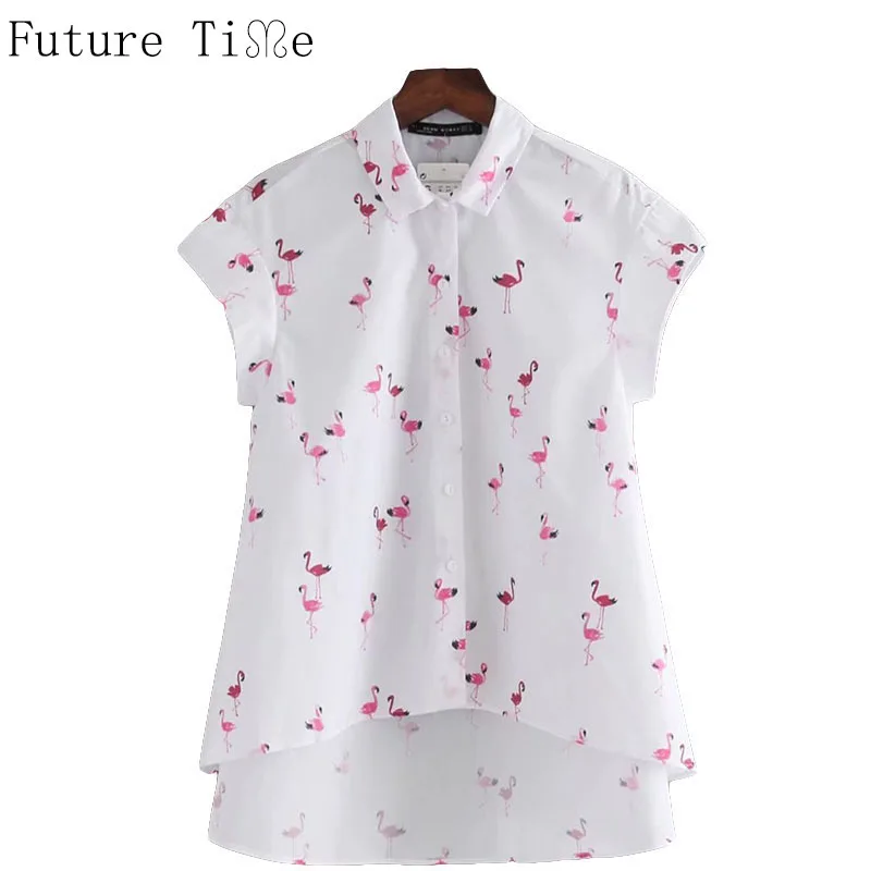 Женский топ Фламинго Future Time розовая Асимметричная блузка с коротким рукавом и