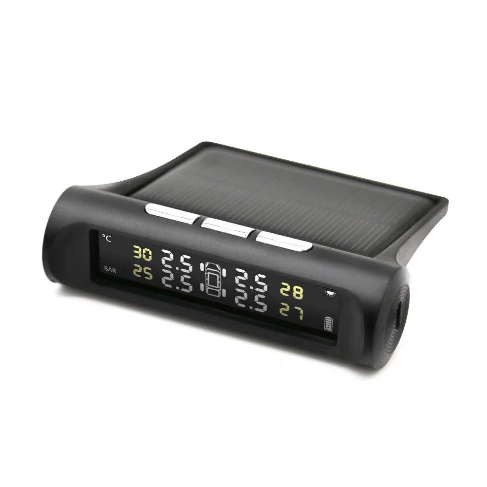 Riboton Smart Car TPMS система контроля давления в шинах Солнечная энергия цифровой ЖК