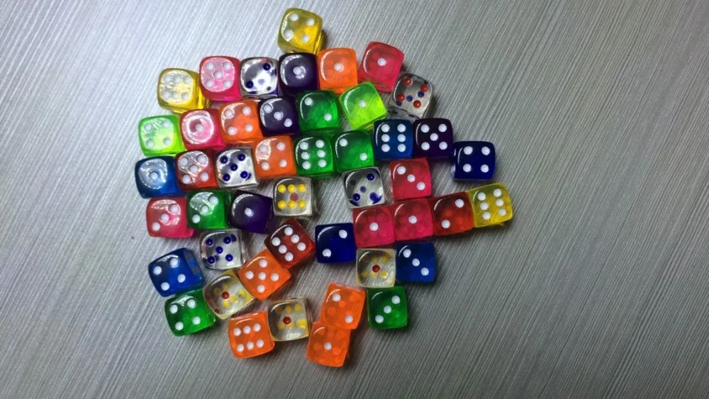 Изысканные Прозрачные Кубики 18 мм рождественский подарок кубики|transparent dice|dice