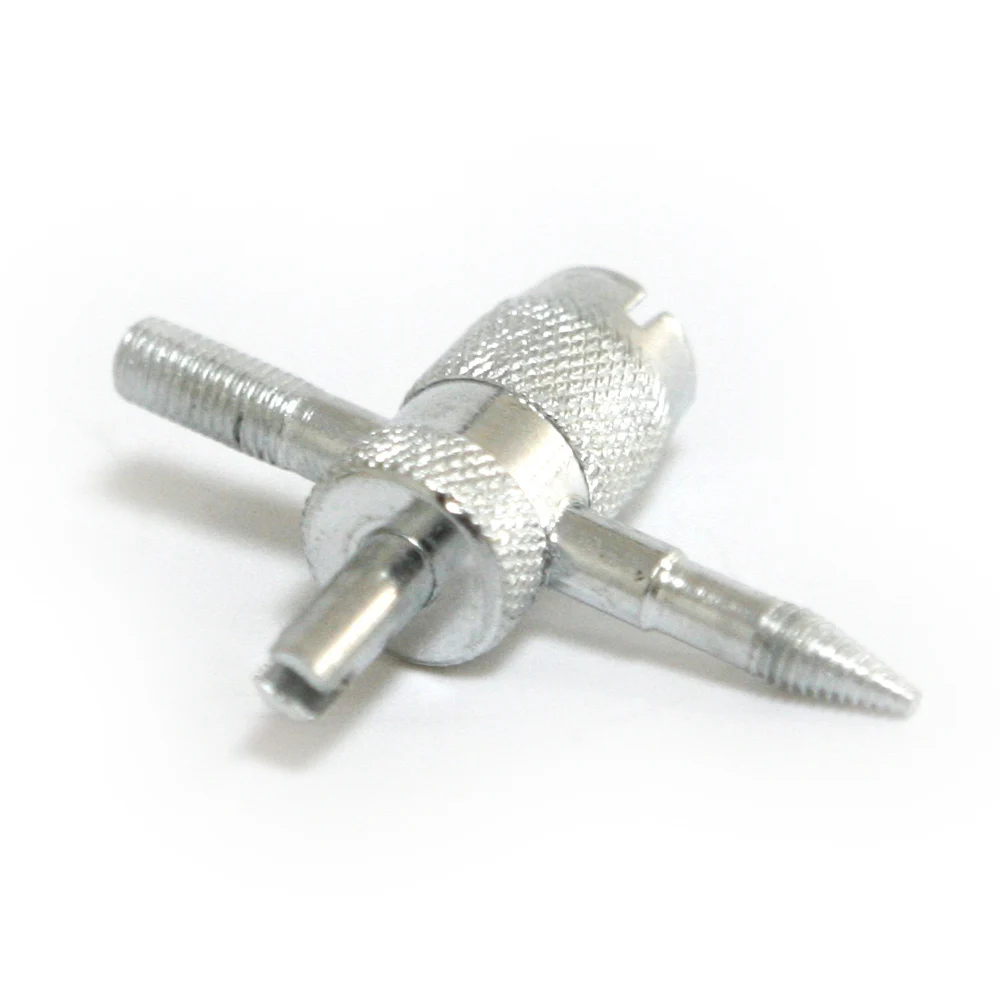 4Pcs 4 Way Car Truck Tyre Tire Valve Core & Remove the screw Remover