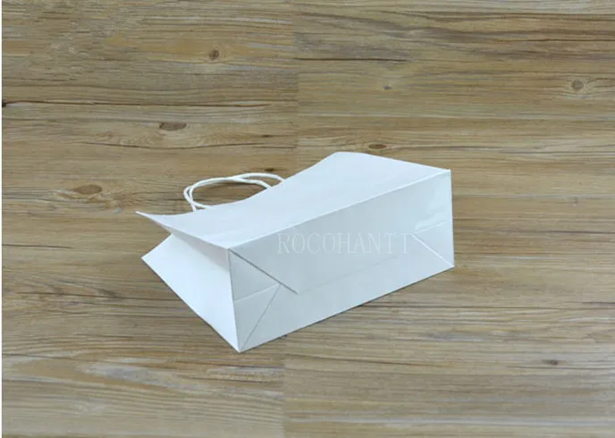 100x logotipo personalizado impresso saco de compras