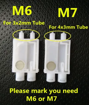 

10 pcs damper DX7 print head damper for F189010,196000,196010 printhead damper use for( M6 3*2mm) or ( M7 4*3mm ) ink tube