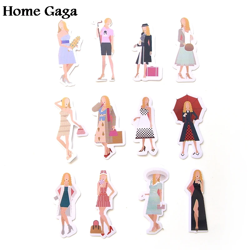 Homegaga 22 шт Сексуальная Женская коллекция Скрапбукинг наклейка креативные