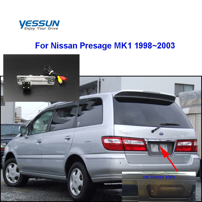 Yessun HD CCD камера заднего вида ночного видения для Nissan Presage MK1 1998~ 2003