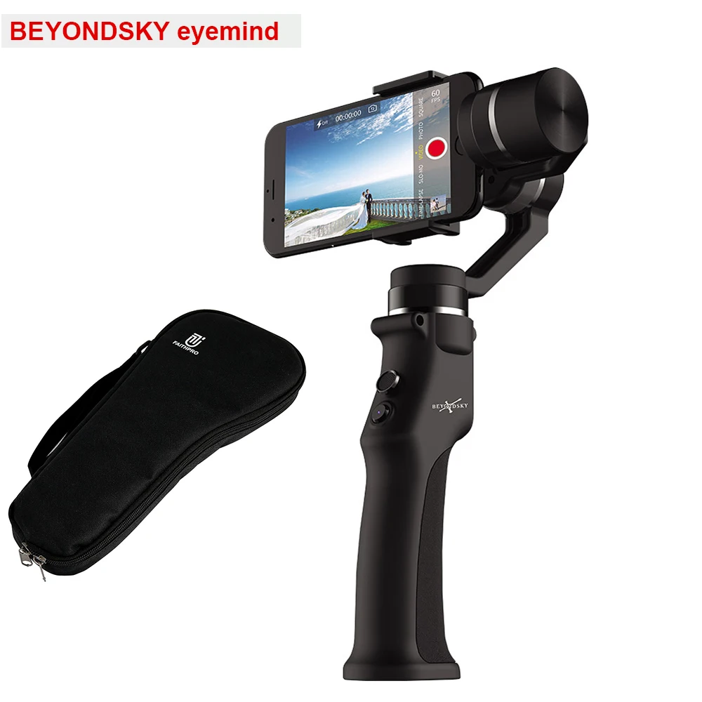 

Beyondsky Eyemind 3-Axis Handheld Smartphone Gimbal Stabilizer Intelligent Bluetooth APP Control for iPhone X 8 7 Samsung Phones