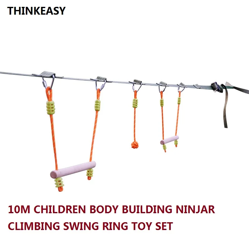 THINKEASY 10 متر الأطفال الجسم بناء تسلق سوينغ لعبة روب كيت لعب الاطفال الرياضية عقد في الهواء الطلق لعبة ملعب THINKEASY 10 متر الأطفال الجسم بناء تسلق سوينغ لعبة روب كيت لعب الاطفال الرياضية عقد في الهواء الطلق لعبة ملعب