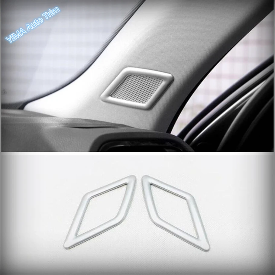 

Lapetus Auto Styling Pillar A Stereo Speaker Audio Loudspeaker Sound Cover Trim Fit For Audi Q3 2019 2020 Matte Carbon Fiber ABS