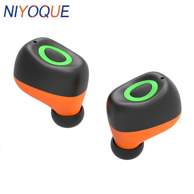 

NIYOQUE Q17 TWS Wireless Earphone Bluetooth Mini Stereo Headset Sports HIFI Earpieces Earphones For iPhone Samsung Xiaomi Mi MP3