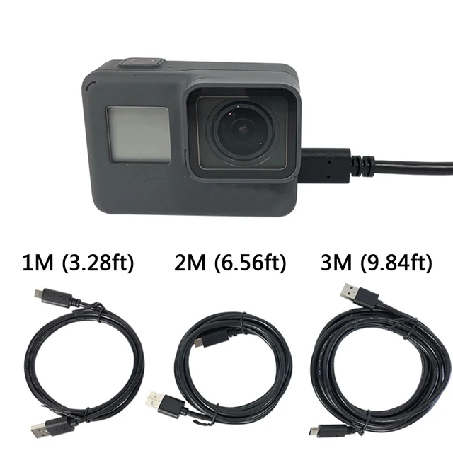 for Gopro Hero 7/6/5 Charging USB Hero5 Session Cable type c Sync Data USB Cable for Go Pro 2018