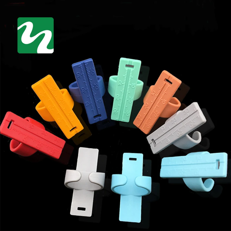 Colorful Dental Endo Finger Rulers Span font b Measure b font Scale Endodontic Dental font b
