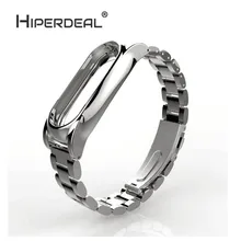 HIPERDEAL для Xiaomi Mi Band 2 магнит нержавеющая сталь роскошный ремешок металлический браслет 14-21 см для смарт-часов Oct10