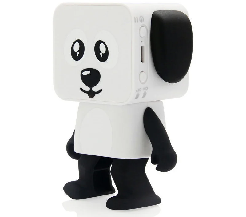 Портативный беспроводной Bluetooth динамик робот мультфильм собака Bluetooth Звуковая коробка мини-динамик s стерео Бас игрушка подарок для ребенка девочка мальчик
