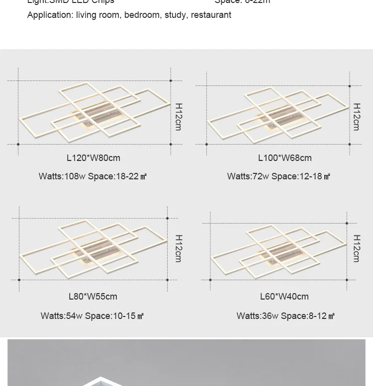 Люстра освещение для гостиной спальни Luminarine avize lustre de plafond современная алюминиевая волна Lustre Avized люстра