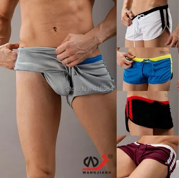 

Sexy Men's Low-waist Mesh Boxer Home Shorts Inside Arrow's Pants Fashionable and Comfortable Underwear