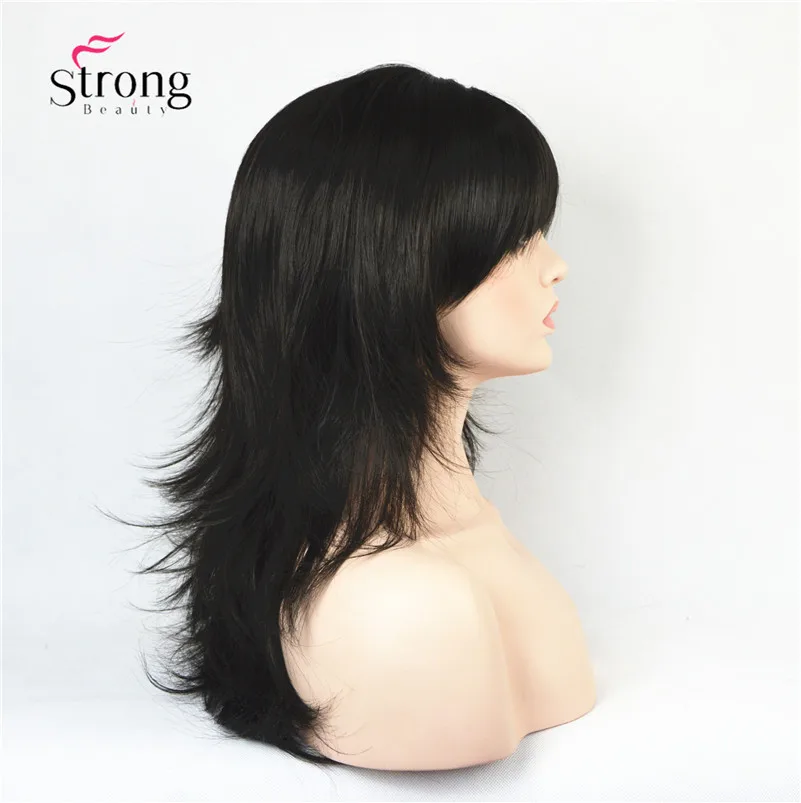 2862#2 Natural black wig (1)