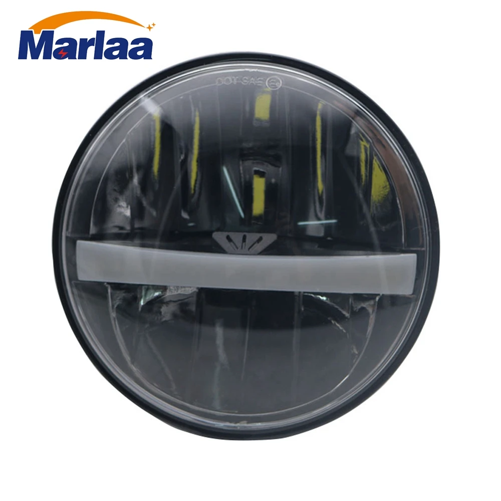 

Marlaa Motorcycle 5-3/4 5.75 Daymaker LED Headlight for Harley Davidson 883, sportster, triple, low rider, wide glide Headlamp