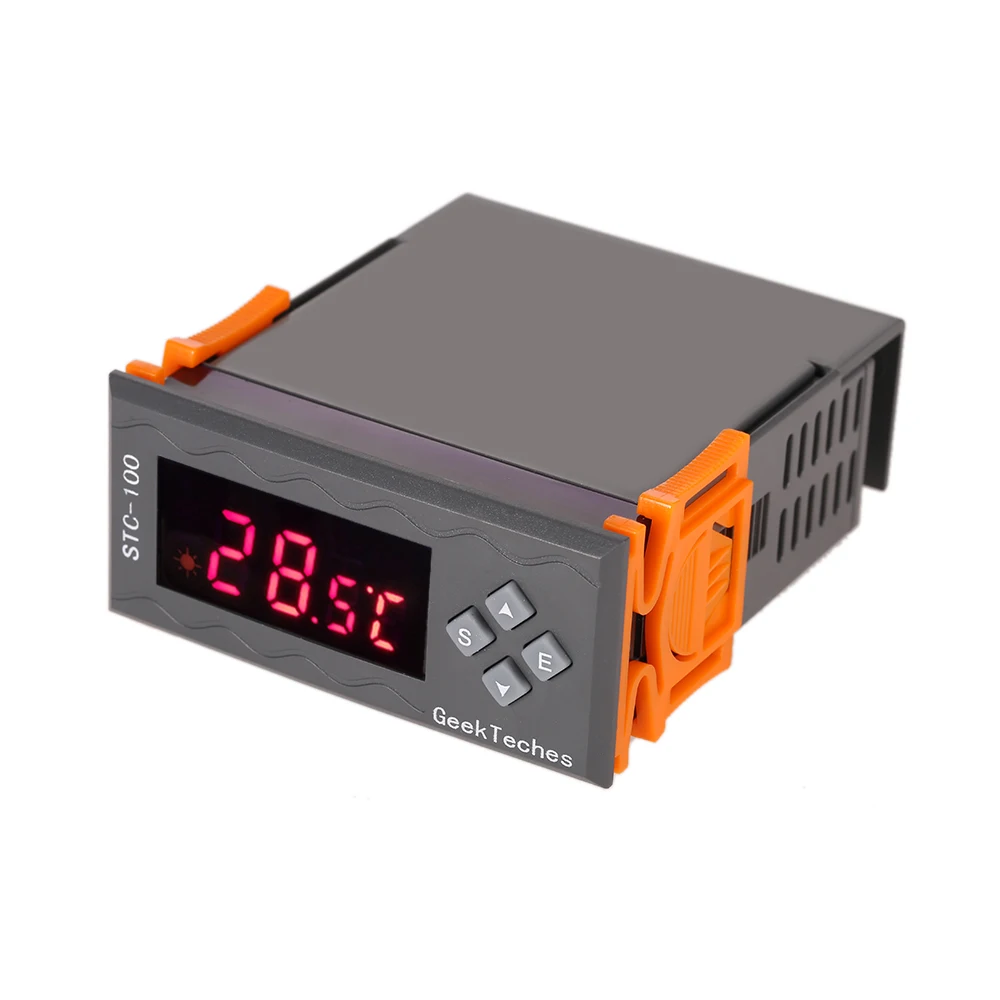 Цифровой регулятор температуры AC110 240V LED универсальный термостат с 2 реле