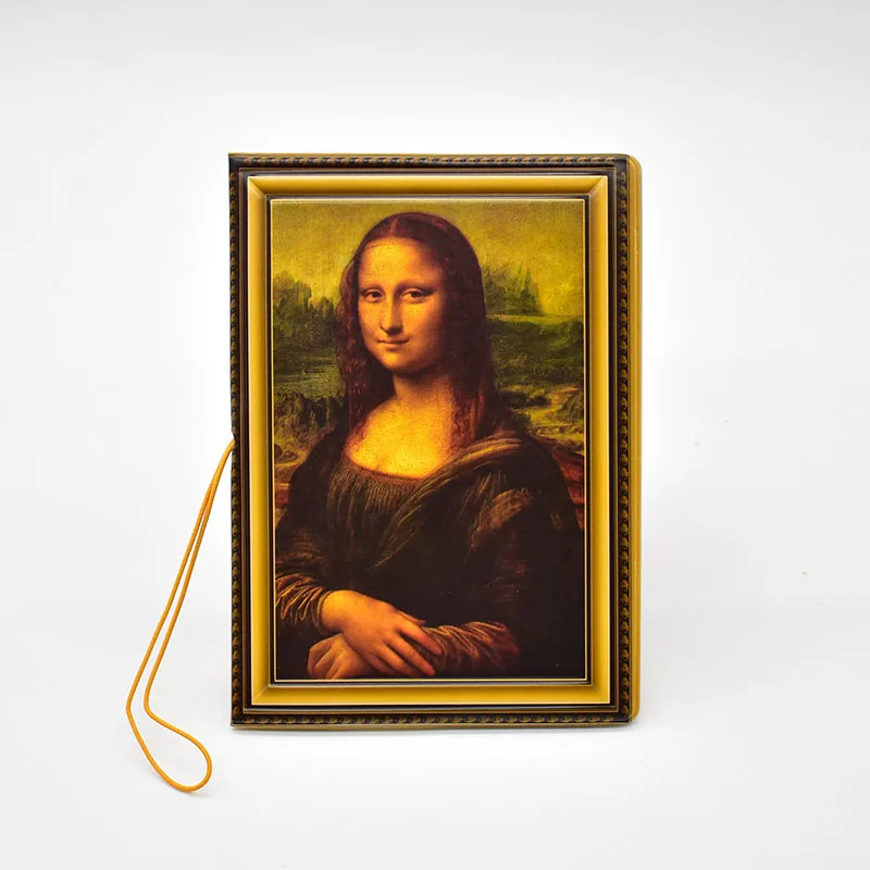 DIKEDAKU Mona Lisa Smile Дорожный Чехол для паспорта женщин Pvc String милый держатель