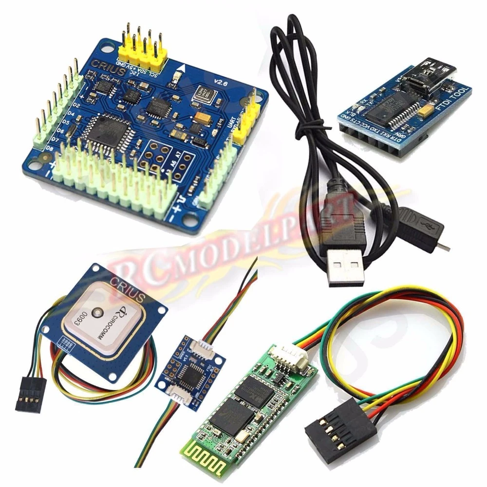 Crius MWC MultiWii SE V2.6 Flight Controller GPS Bluetooth FTDI Module
