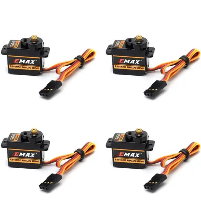 LeadingStar 4pcs ES08MA Analog Metal Micro Servo | Игрушки и хобби