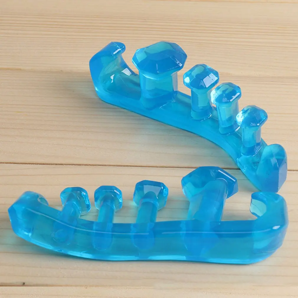Thumb Eversion Corrector Toe Orthodonator Five Finger Separator Men s Nail Art Silicone Portable Durable 3