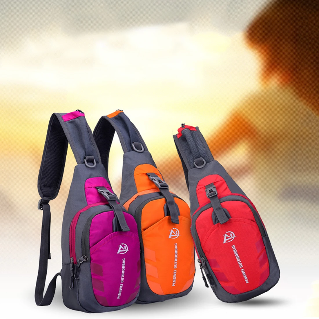 Chest Bag Outdoor Sport Travel Hiking Shoulder Sling Backpack Pouch