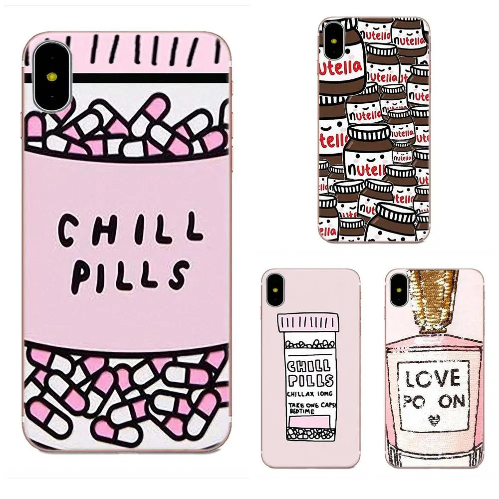

TPU Print Phone For Galaxy Alpha Core Note 2 3 4 S2 A10 A20 A20E A30 A40 A50 A60 A70 M10 M20 M30 Chills Pills Chocolate Nutella