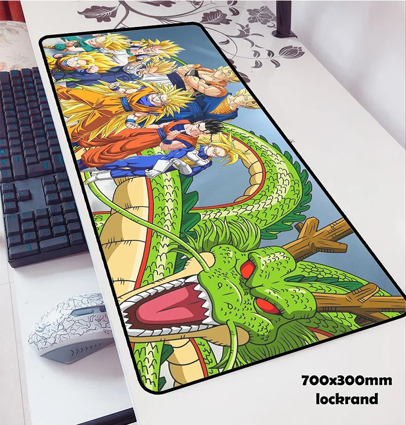 Коврик для мыши Dragon Ball 700x300x3 мм коврик для мыши мышь Notbook компьютерная padmouse дешевый игровой коврик геймер к клавиатуре коврики для мыши