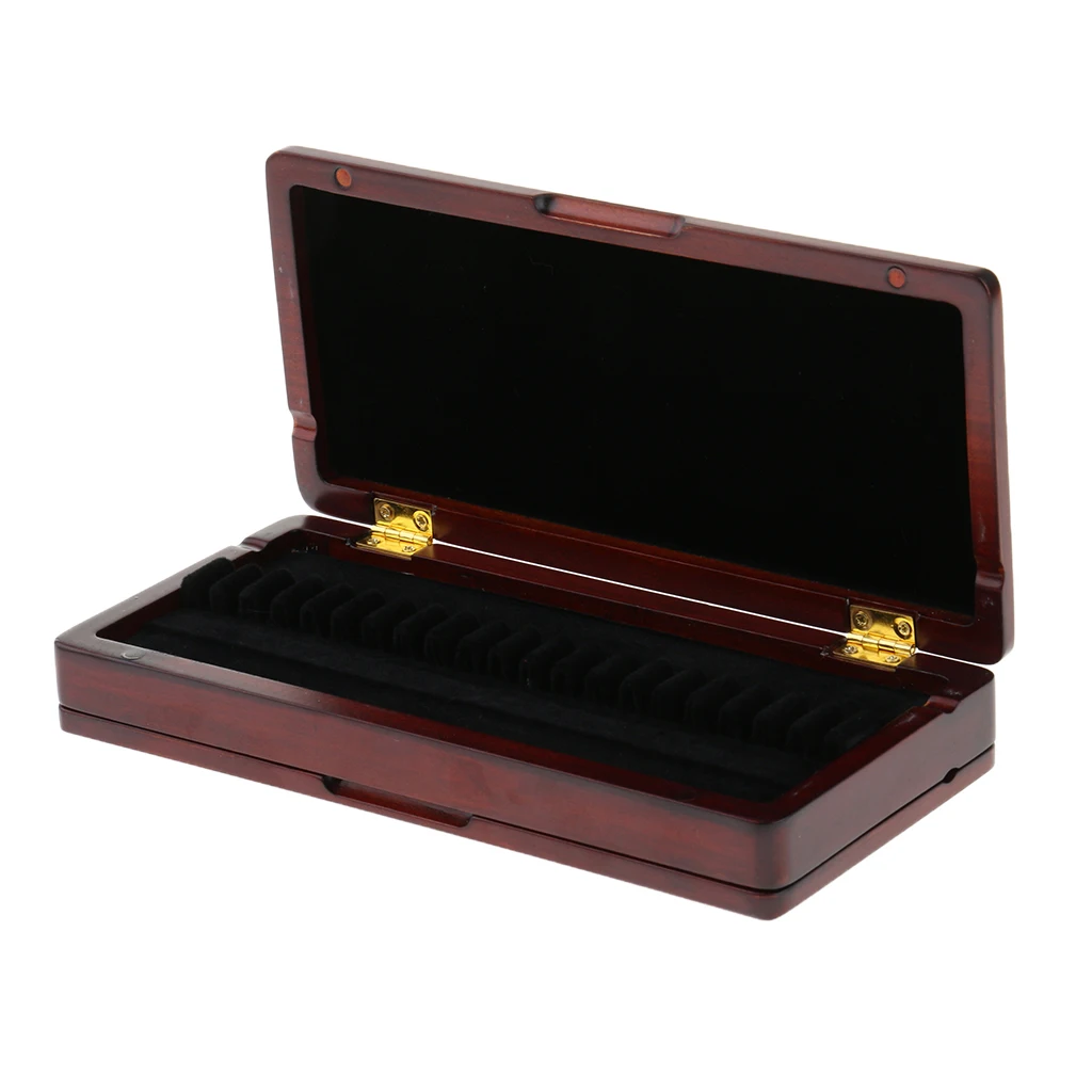 Oboe 40 Reed Storage Case Box for Woodwind Instrument Parts Oboe Reeds Tools Musical Accessories Wooden Box